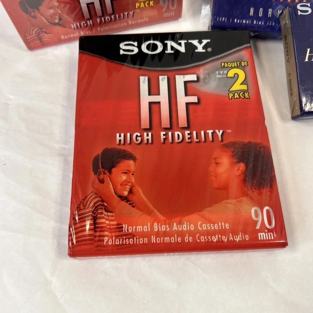 Sony High Fi Fidelity‎ Cassette Audio Tapes 60 And 90 Minutes Lot